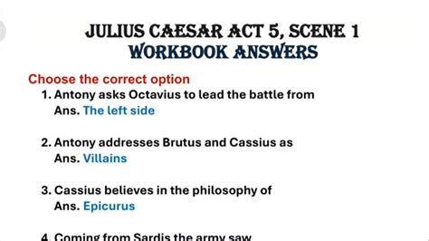 2006 Secondary Solutions Julius Caesar Answers PDF