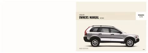 2006 VOLVO XC90 OWNERS MANUAL PDF Ebook PDF