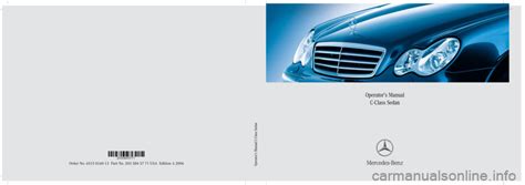 2006 c230 owners manual Doc