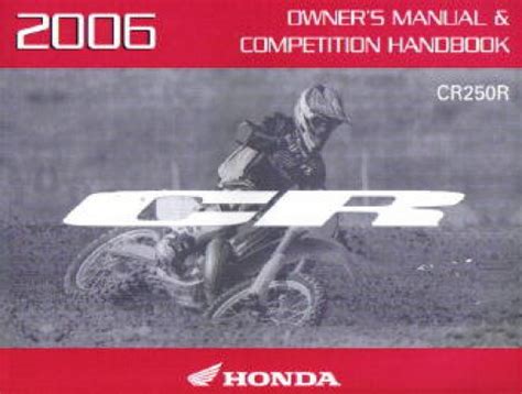 2006 cr250r owners manual pdf Epub