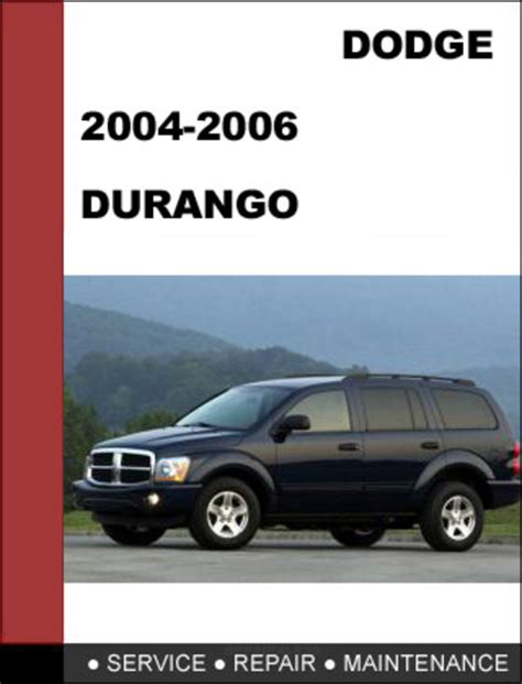 2006 dodge durango manual PDF