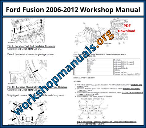 2006 ford fusion diy troubleshooting guide PDF