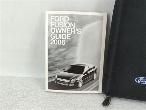 2006 ford fusion user guide PDF