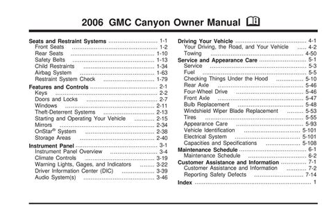 2006 gmc canyon repair manual Reader