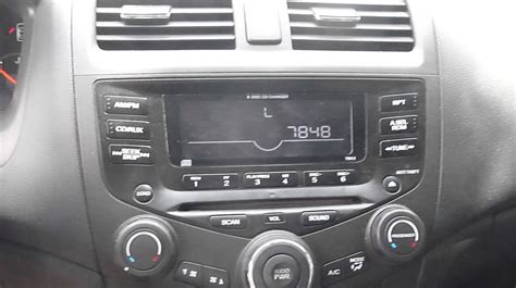 2006 honda accord radio error code Reader