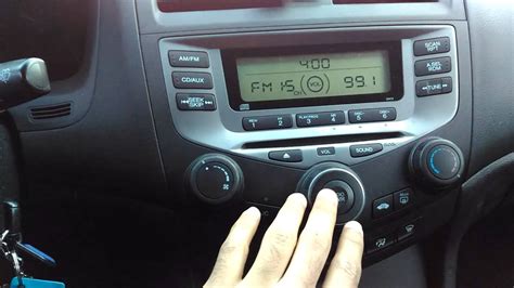 2006 honda accord radio problems Reader