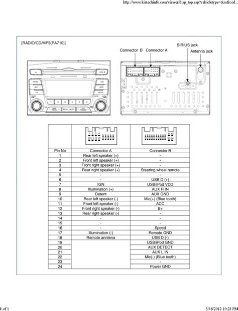 2006 kia sportage radio wiring diagrams Doc