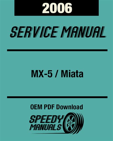 2006 mazda miata engine manual Epub