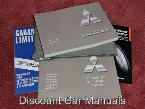 2006 mitsubishi lancer for user guide Epub