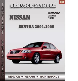 2006 nissan sentra service manual Kindle Editon