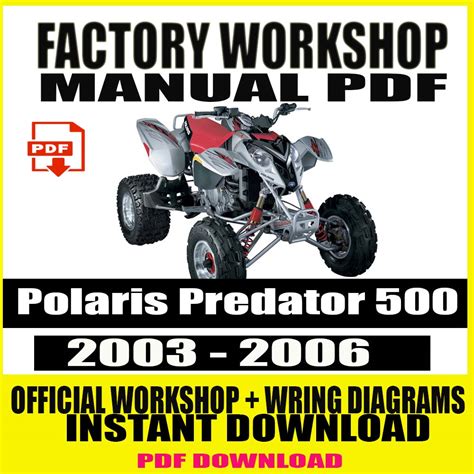 2006 polaris predator 50 service manual Epub