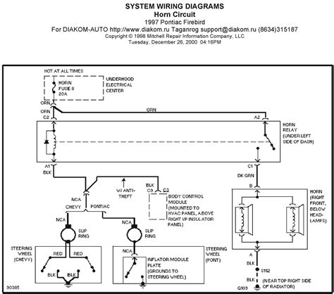 2006 pontiac montana ignition starter wiring diagram Doc