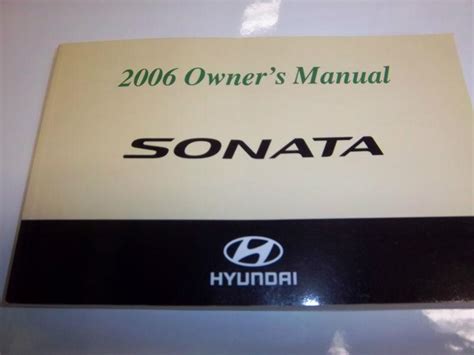 2006 sonata owners manual Epub