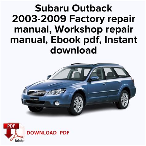 2006 subaru outback service manual Ebook Kindle Editon