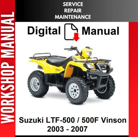 2006 suzuki 500 quad repair manual pdf PDF