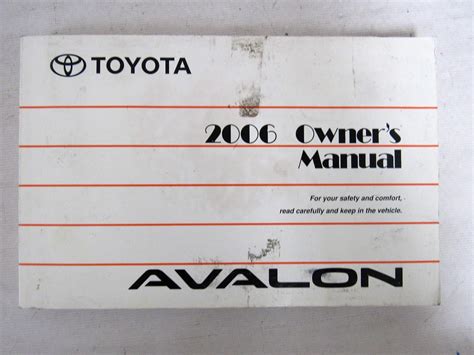 2006 toyota avalon owners manual for navigation system Ebook Reader