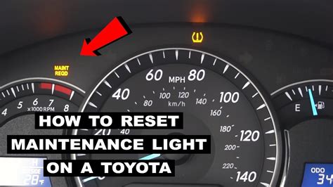 2006 toyota solara maintenance light reset Reader