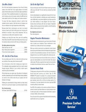 2006 tsx maintenance schedule PDF