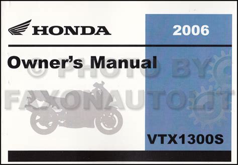 2006 vtx 1300c owners manual PDF