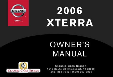 2006 xterra owners manual Doc