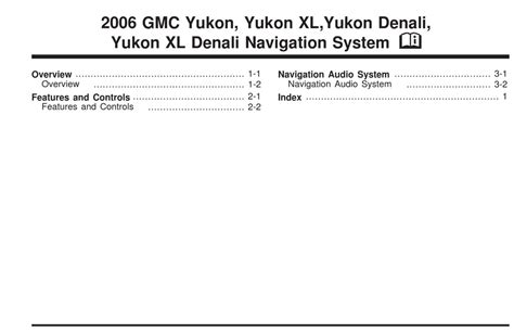 2006 yukon navigation manual Kindle Editon