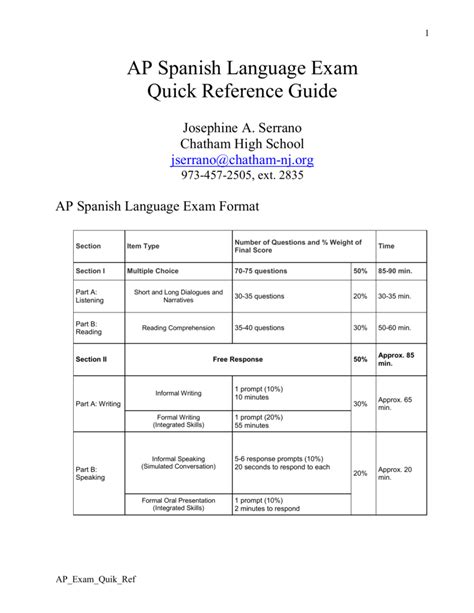 2007 Ap Spanish Language Exam Answers Epub