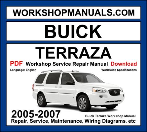 2007 Buick Terraza  Owners Manual Ebook Doc