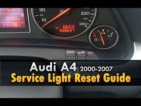 2007 audi a4 service reset Epub