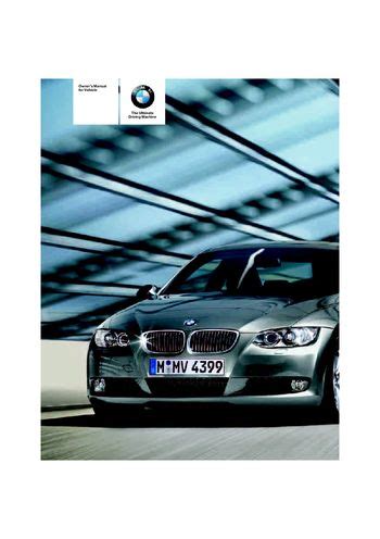 2007 bmw 328i owners manual Reader