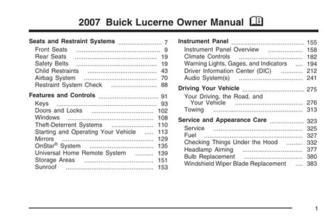 2007 buick owners manual Epub