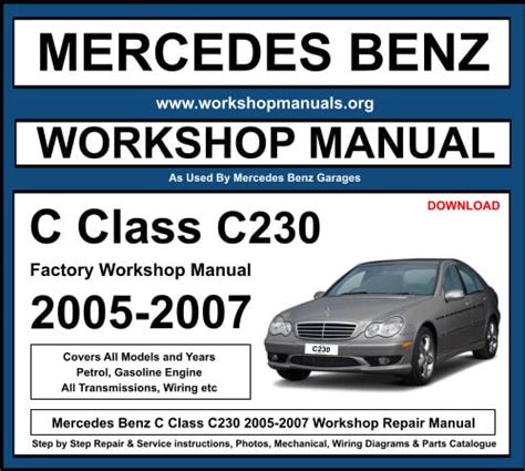 2007 c230 service manual Epub