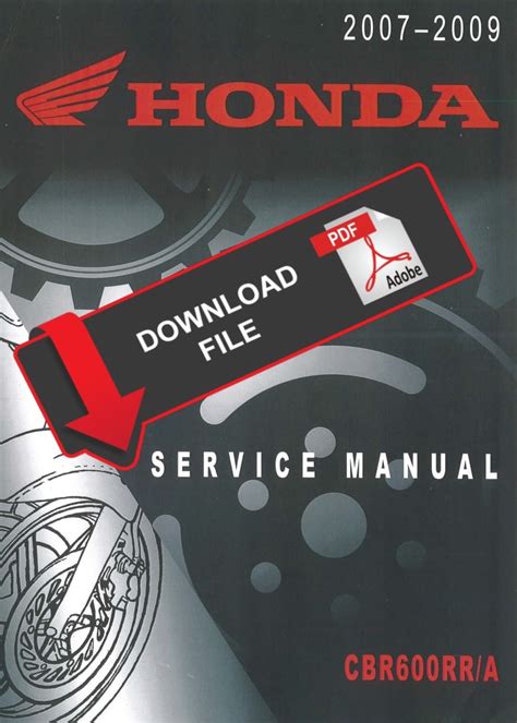 2007 cbr600rr service manual Reader