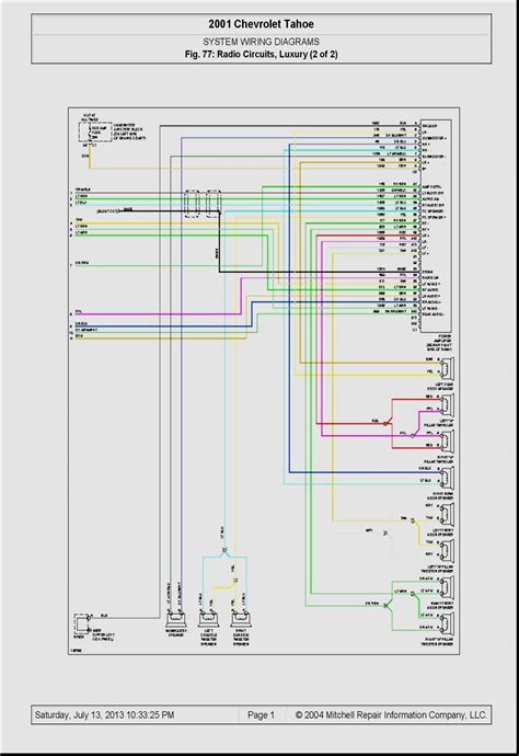 2007 chevrolet tahoe wiring diagram Reader