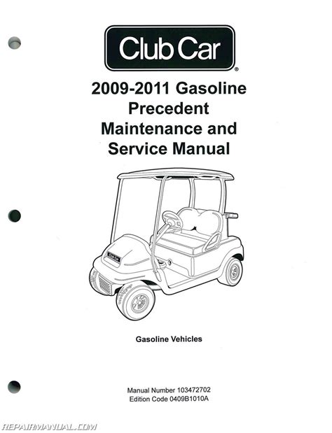 2007 club car precedent service manual PDF