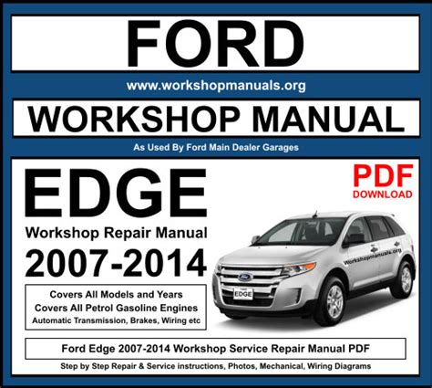 2007 ford edge manual book guide Kindle Editon