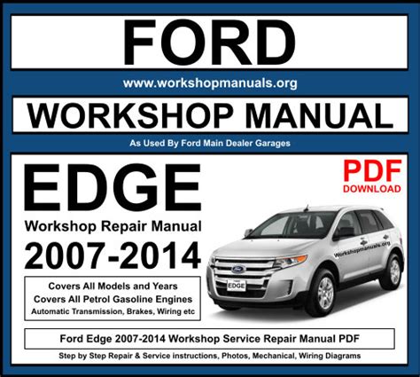 2007 ford edge manual book guide Kindle Editon