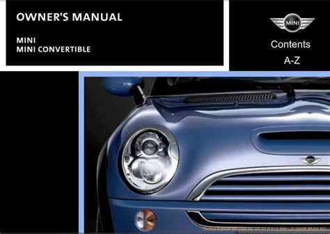 2007 mini cooper s convertible owners manual Reader