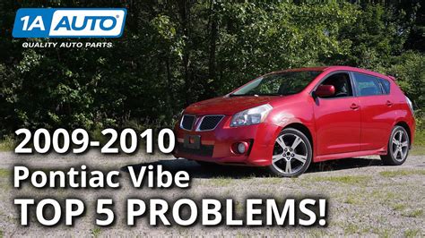 2007 pontiac vibe problems Doc