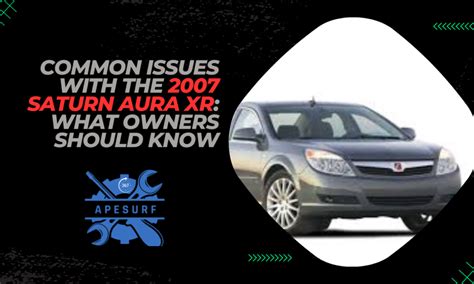 2007 saturn aura xr problems Epub