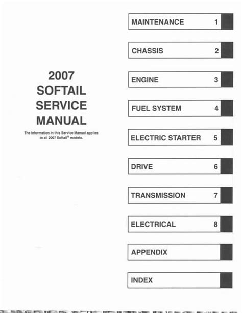 2007 softail service manual pdf Doc