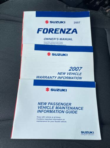 2007 suzuki forenza repair manual Kindle Editon