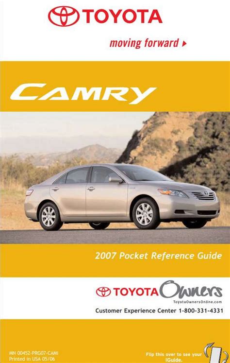 2007 toyota camry maintenance manual Reader