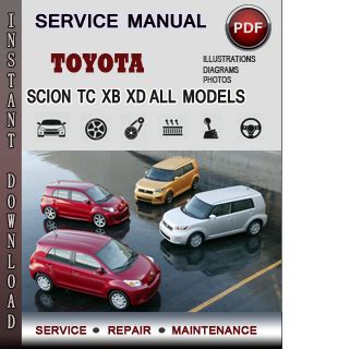 2007 toyota scion tc service manual Kindle Editon