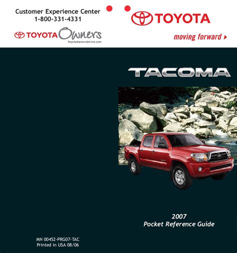 2007 toyota tacoma service manual Kindle Editon
