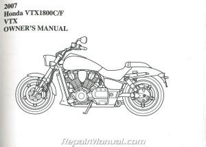 2007 vtx 1800 service manual Reader