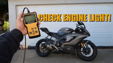 2007 yamaha r6 check engine light Reader