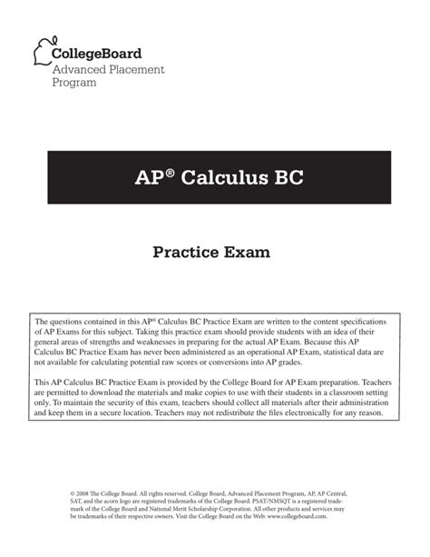 2008 Ap Calculus Multiple Choice Answers Kindle Editon