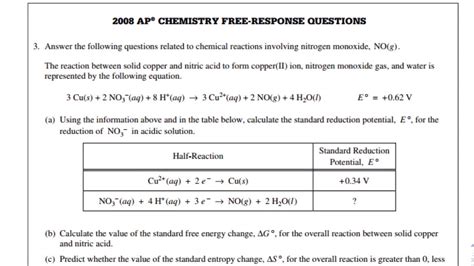 2008 Chemistry Frq Answers Kindle Editon