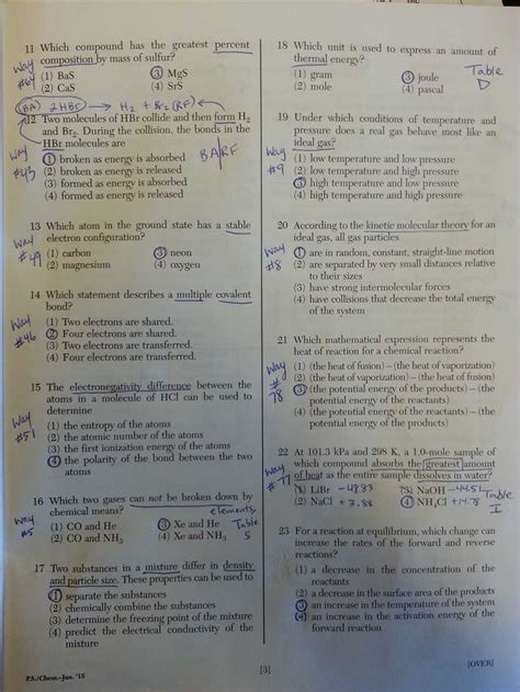 2008 Chemistry Regents Answers PDF