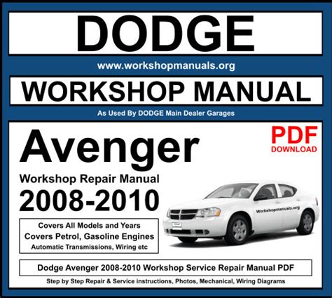 2008 Dodge Avenger Service Manual Ebook Epub